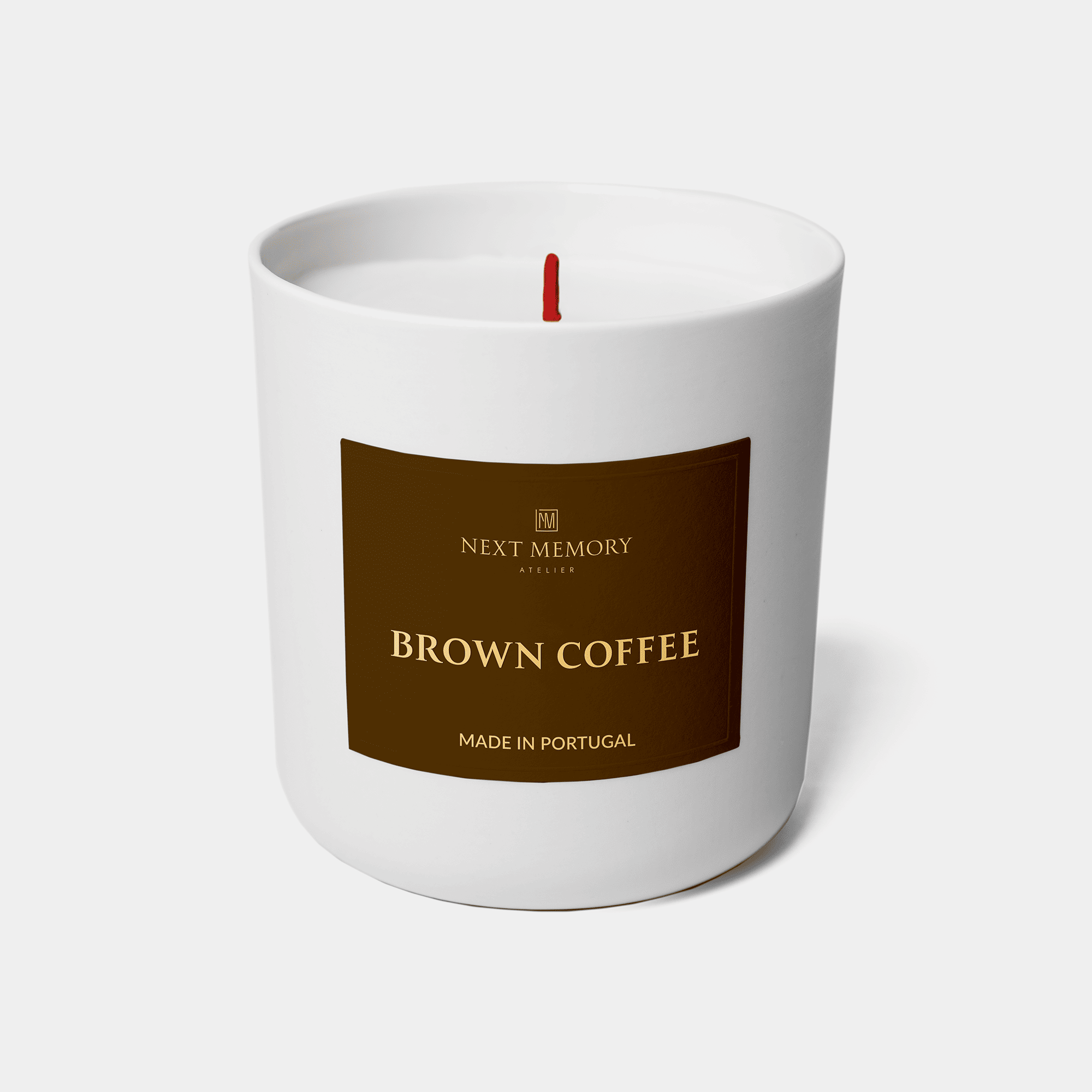 brown coffee scented candle