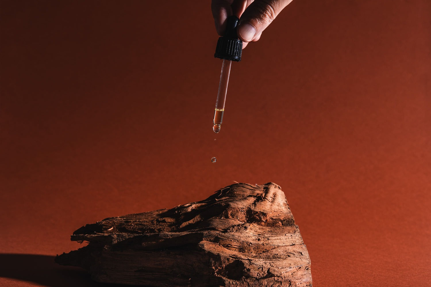 dark ambar oil banner