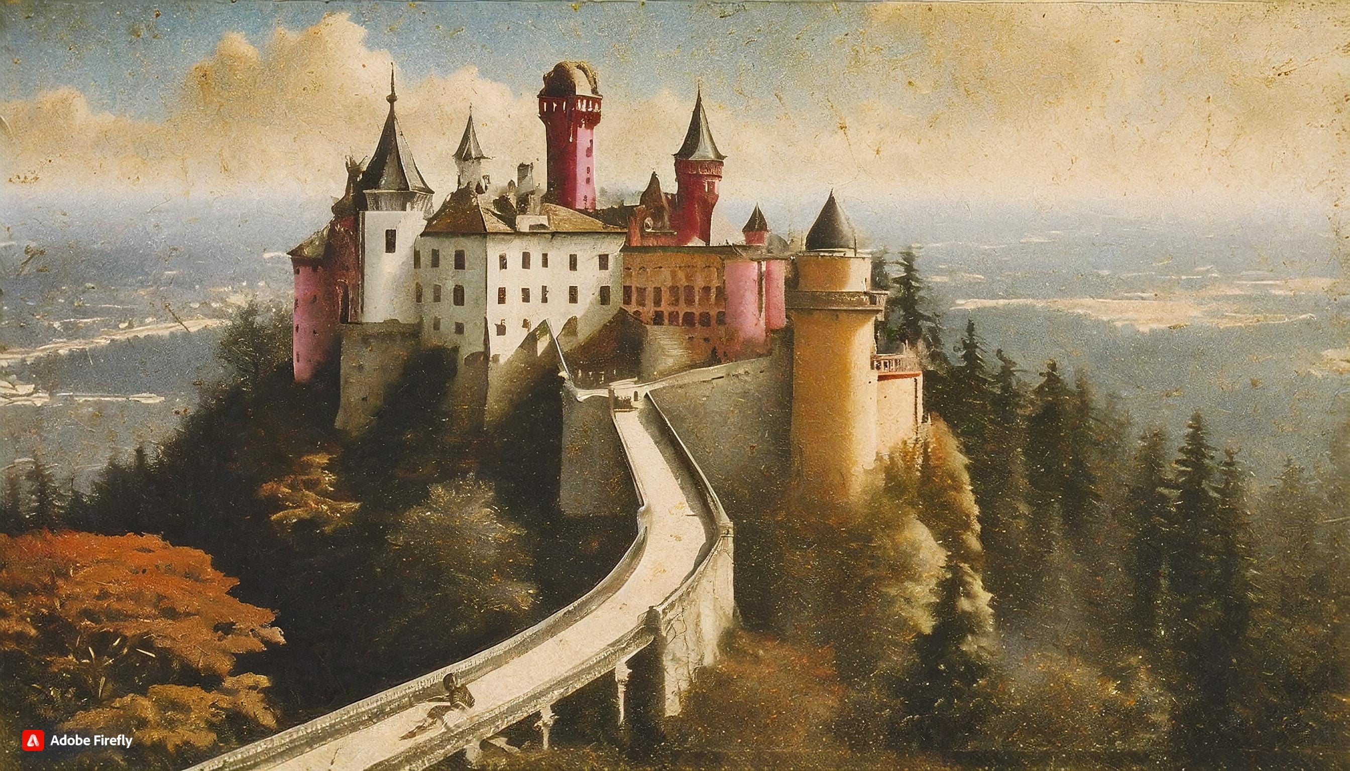 Firefly_-Imagine_a_vintage_portrayal_of_Sintra