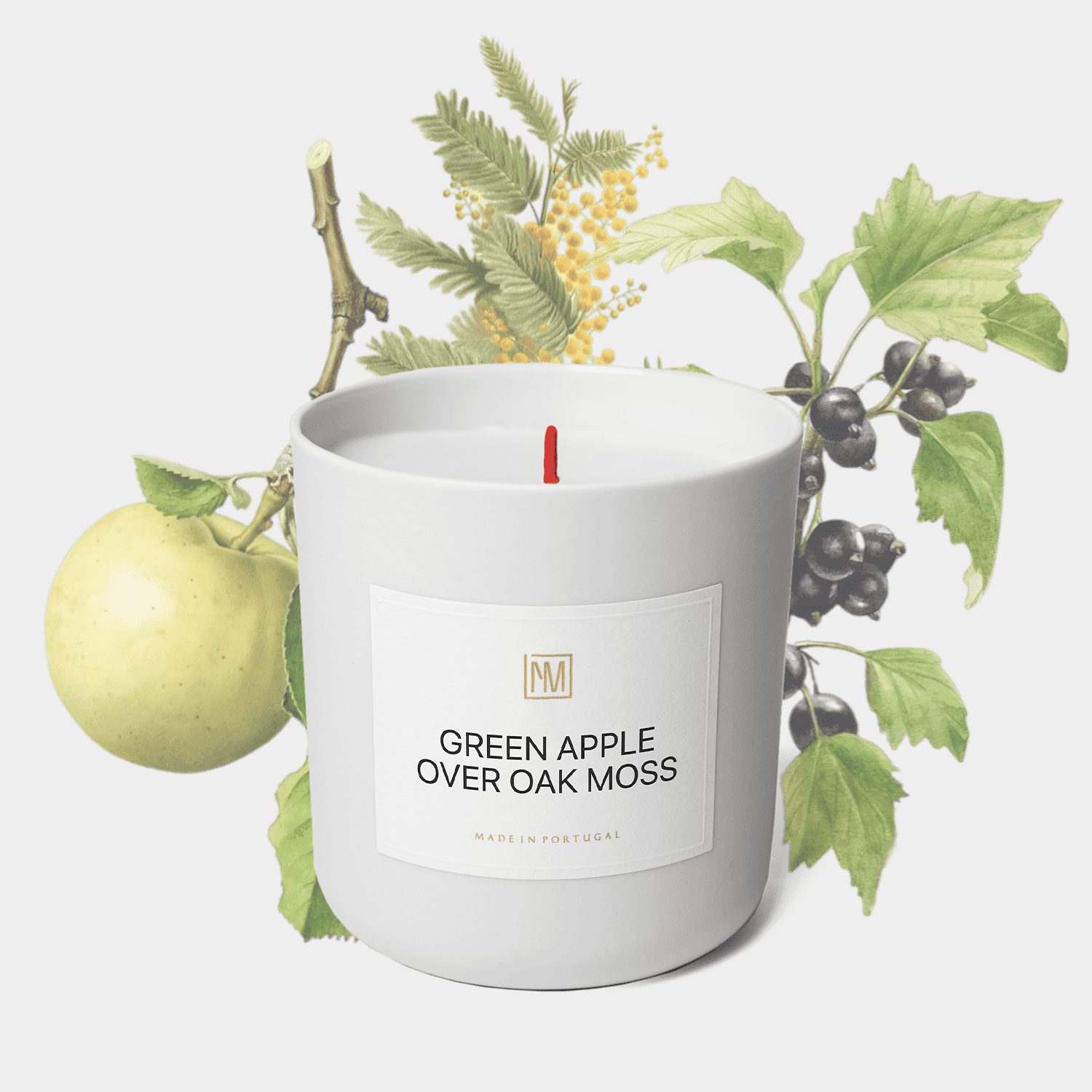 green apple over oak moss scented candle olfactory notes