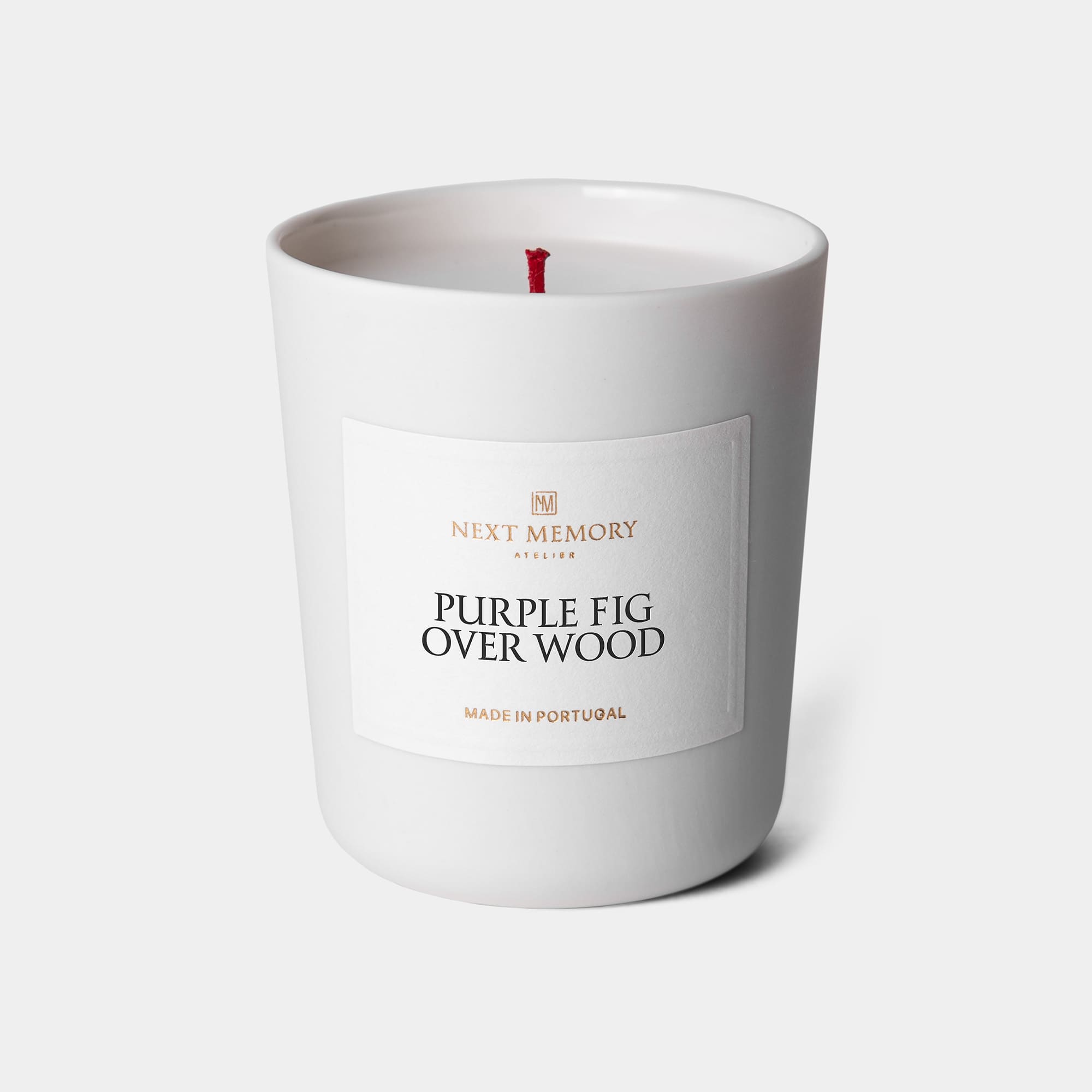 Purple Fig Over Wood Scented Candle