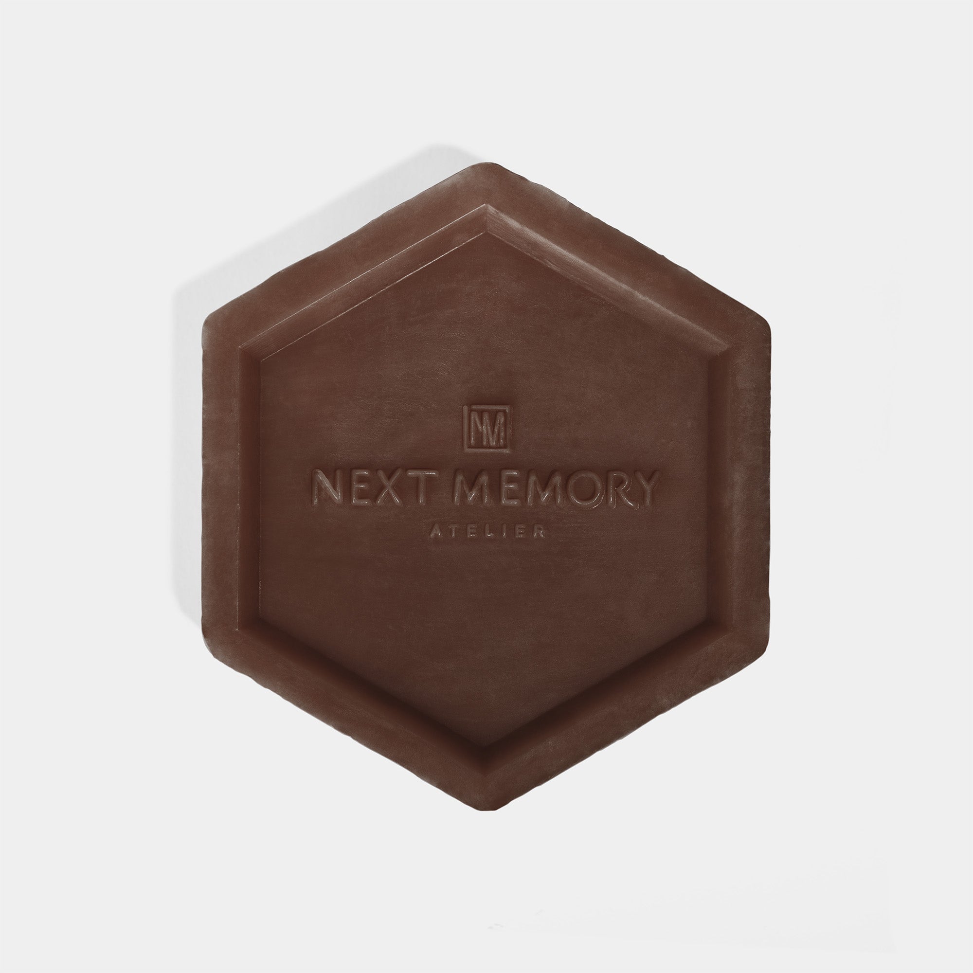 golden amber hexagonal soap