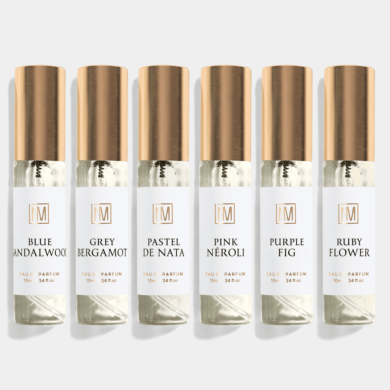 travel set of 6 travel sprays no box