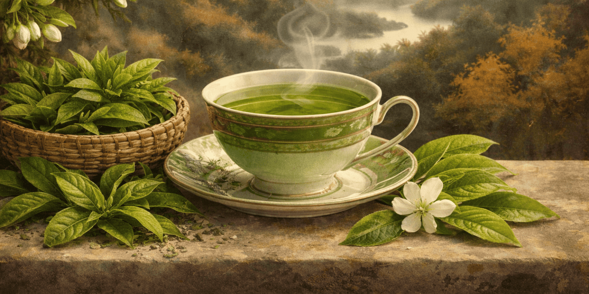 green tea blog banner
