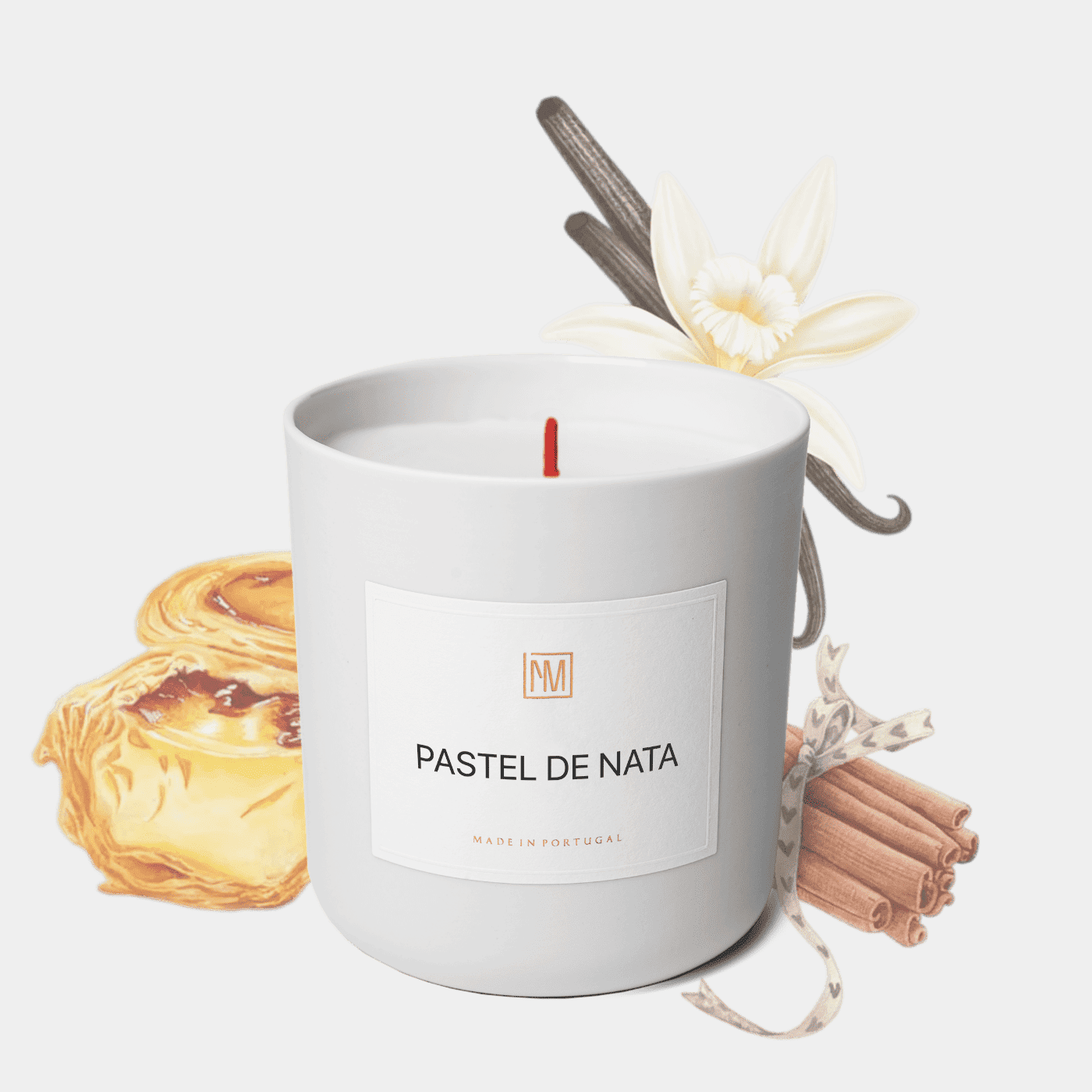 pastel de nata scented candle olfactory notes