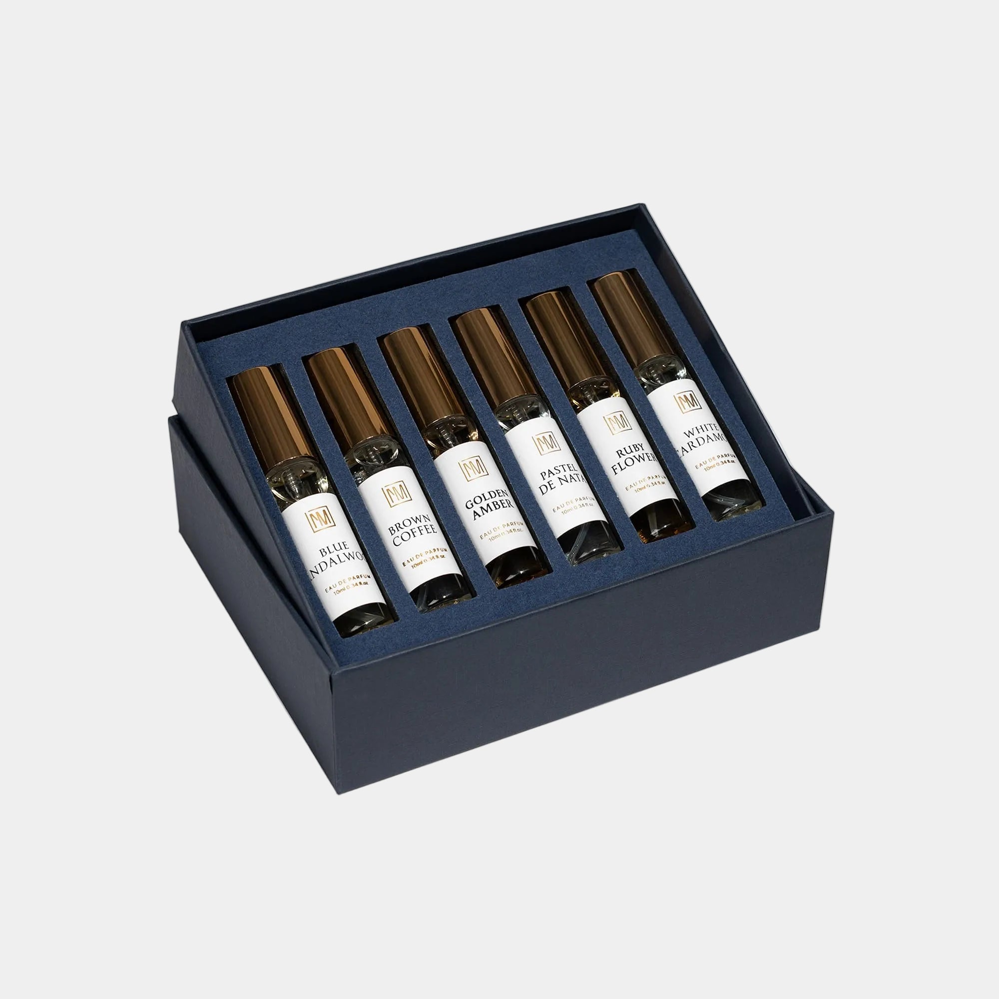 6 x 10 ml custom travel set
