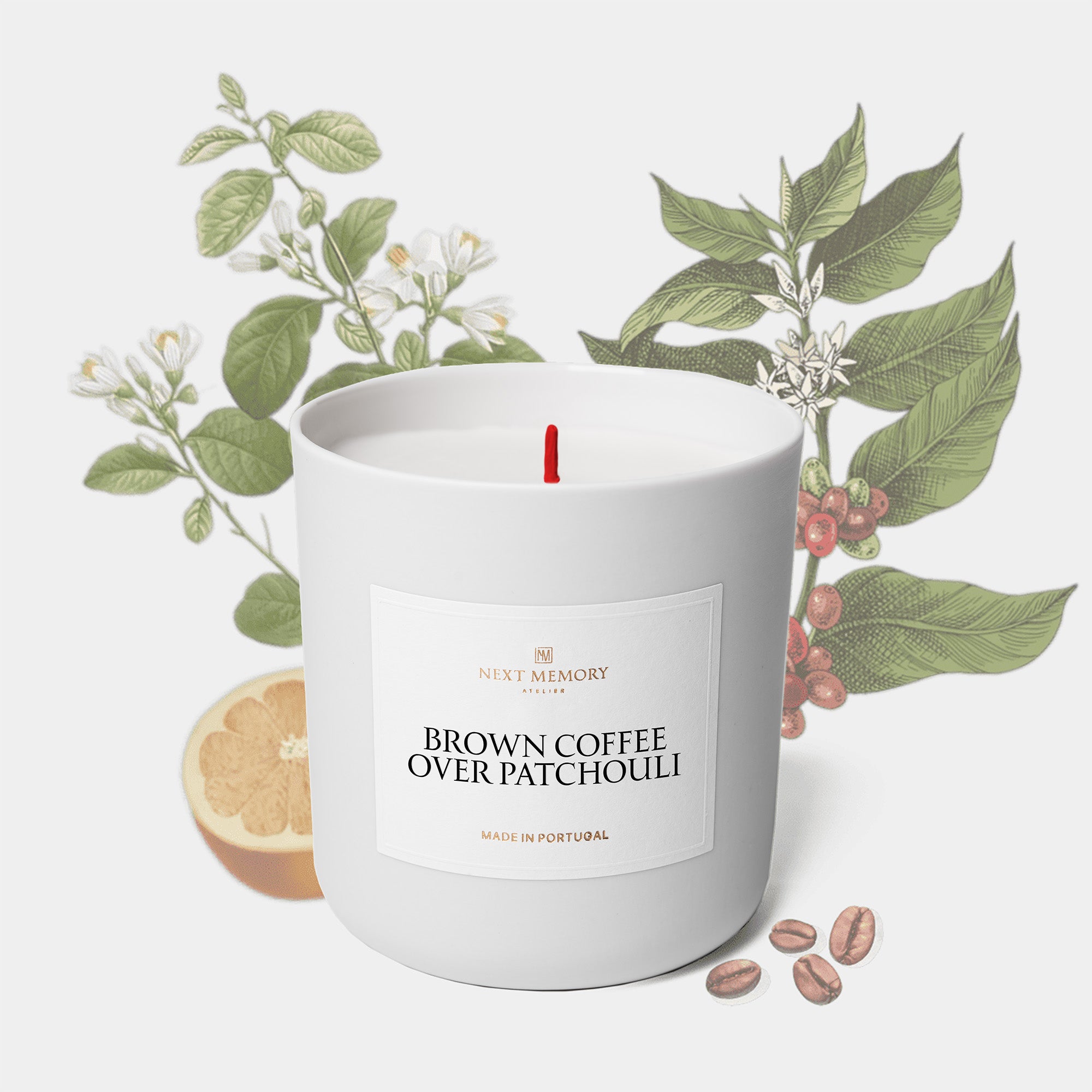 Brown Coffee over Patchouli Bougie parfumée