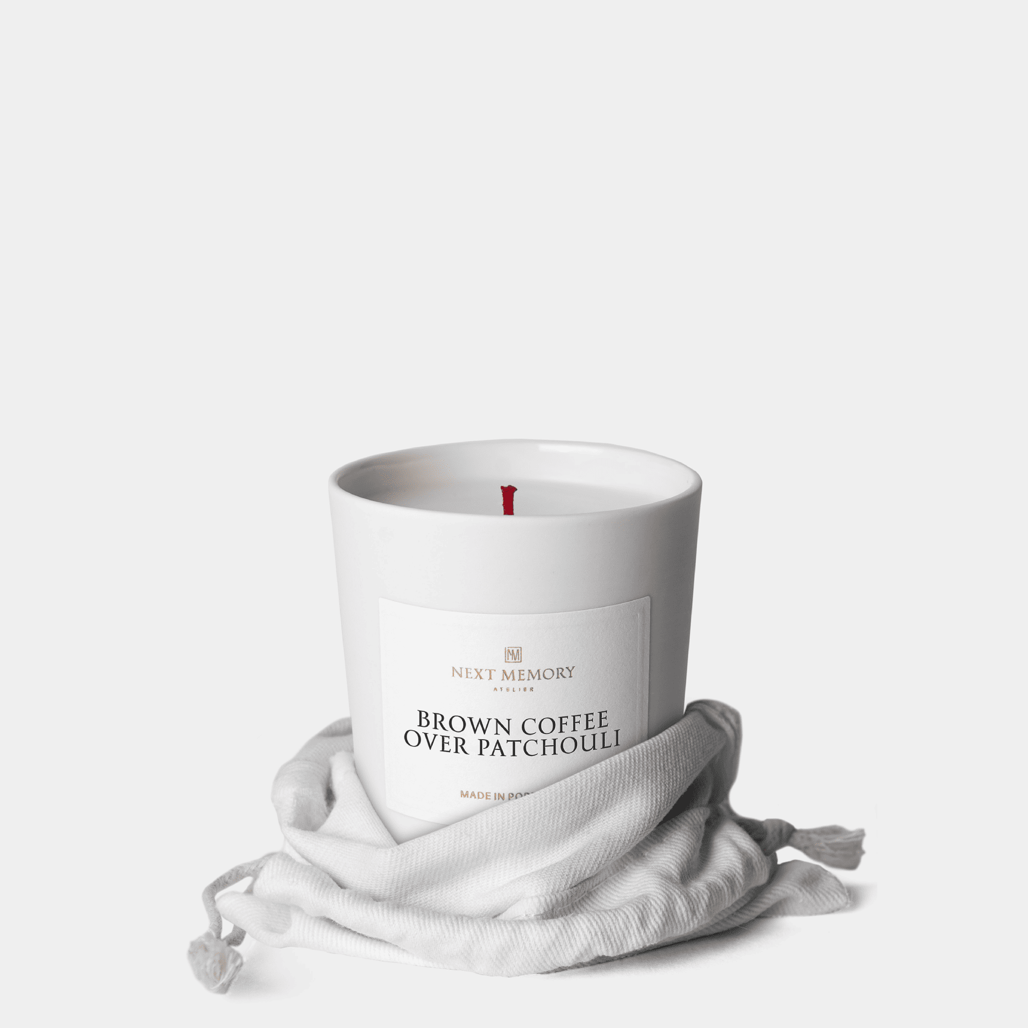 Brown Coffee over Patchouli Scented Candle
