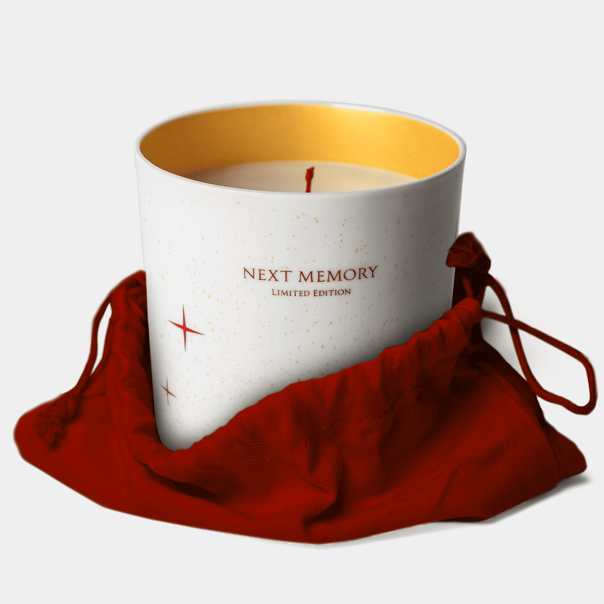 christmas pumpkin scented candle in bag