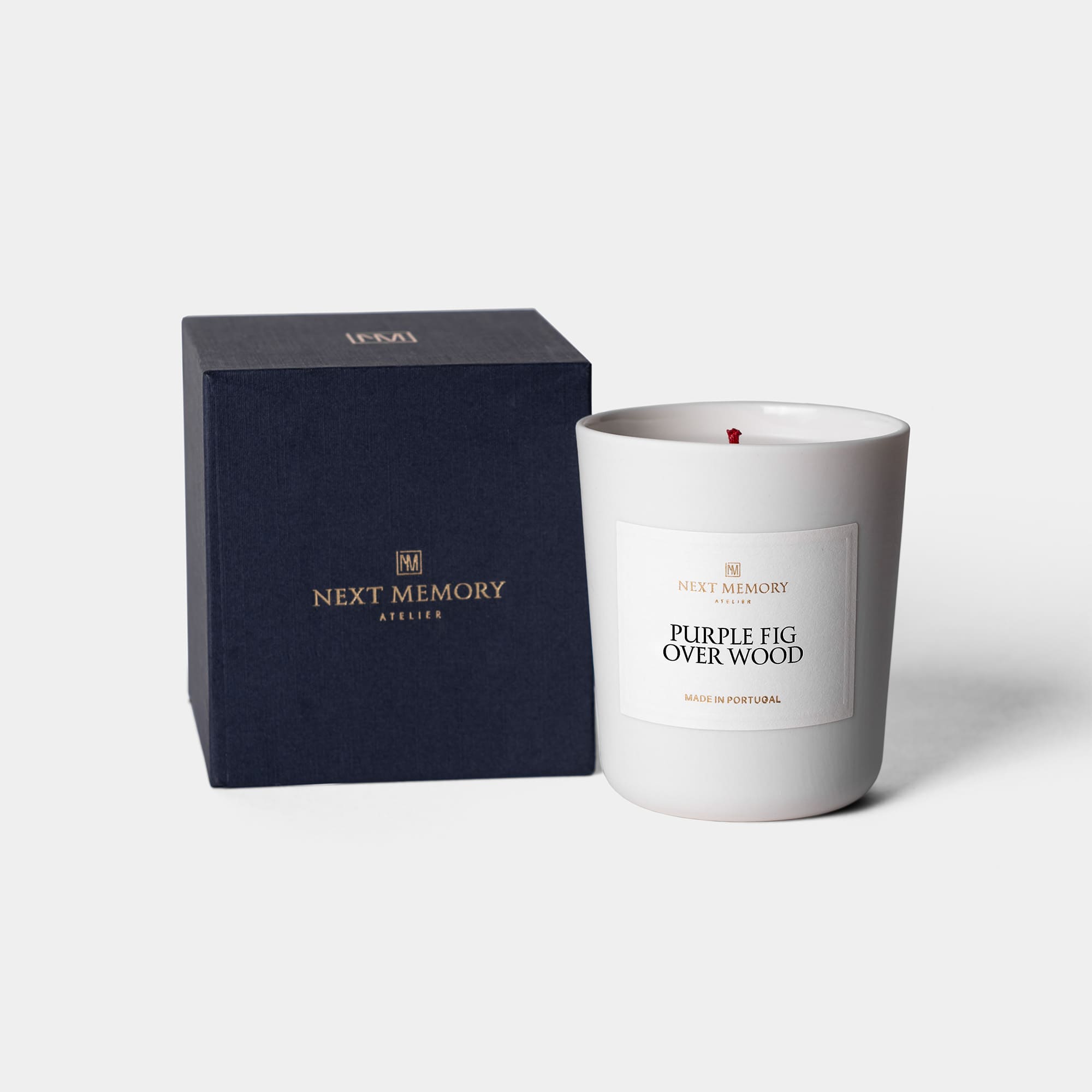 Purple Fig Over Wood Scented Candle