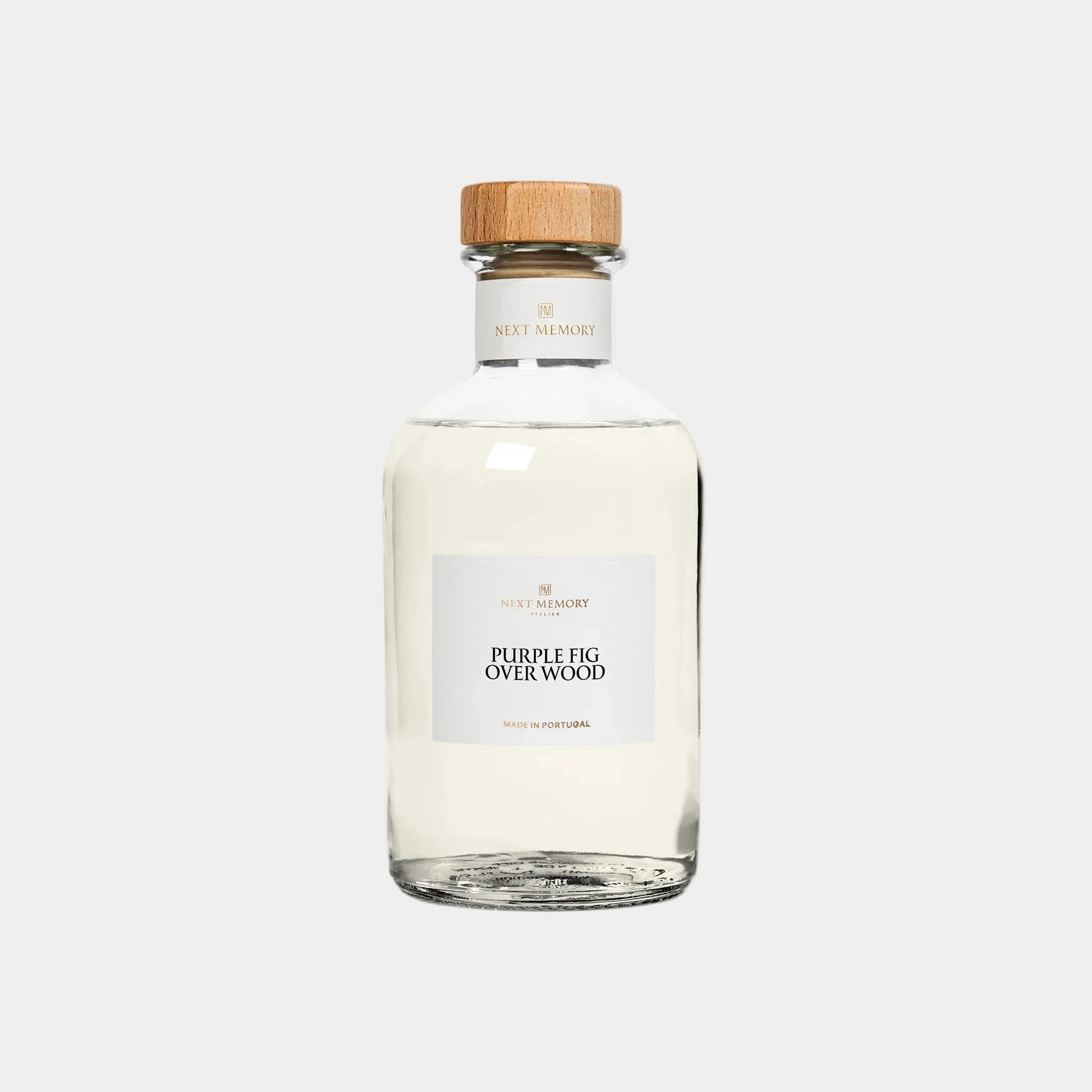 medium purple fig over wood diffuser