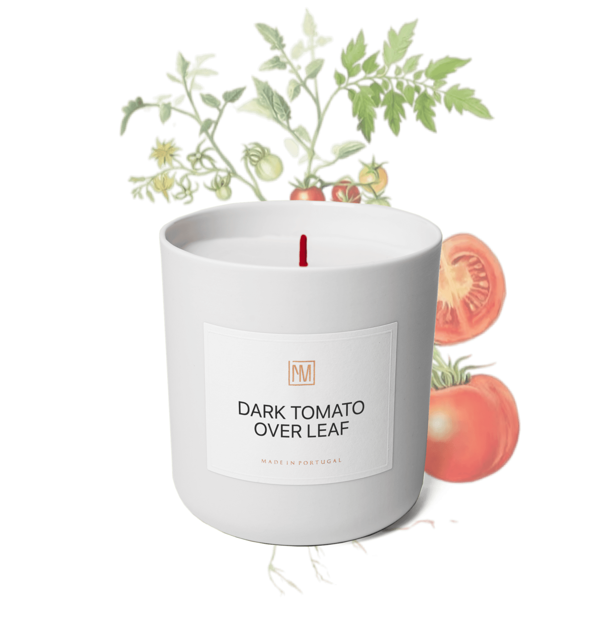 Dark Tomato over Leaf Scented Candle - NEXT MEMORY__Aromatic