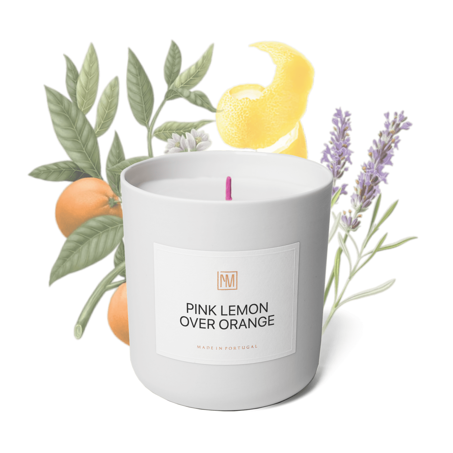 Pink Lemon over Orange Scented Candle - NEXT MEMORY__Citrus