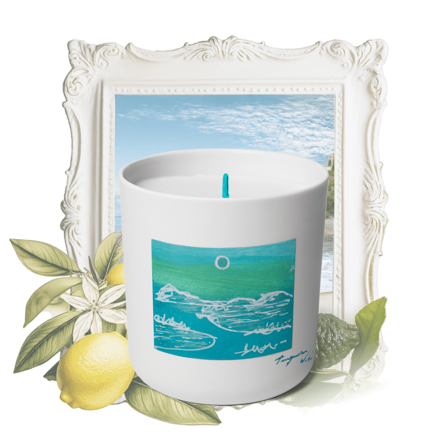 Turquoise Water Scented Candle - Limited Edition - NEXT MEMORY__Marine