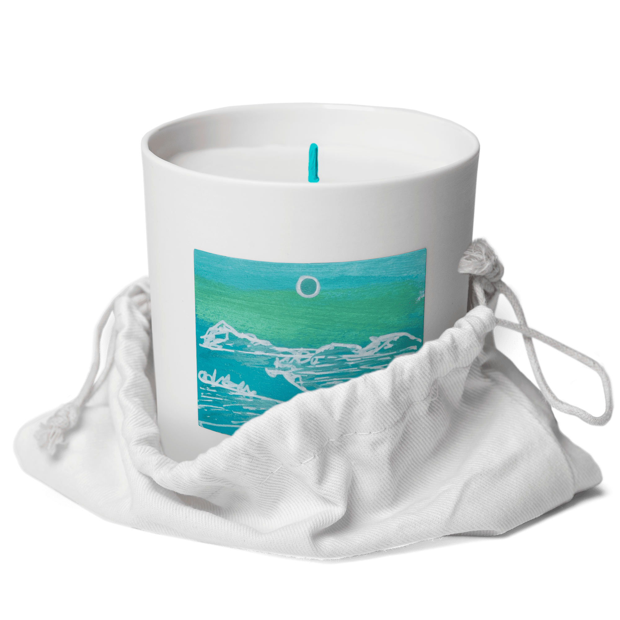 Turquoise Water Scented Candle - Limited Edition - NEXT MEMORY__Marine